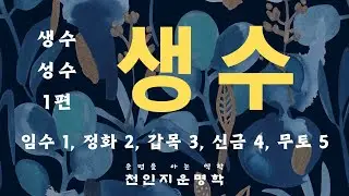 생수 : 임수1, 정화2, 갑목3, 신금4, 무토5