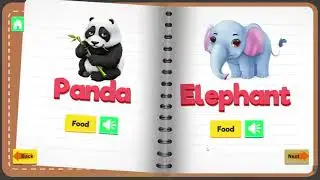 Let's learn the names of words Learning in English for kids - (Video Books for Preschool Kids)