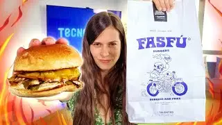 LUISITO COMUNICA TRAE SU HAMBURGUESA a EUROPA!!!!!!! ¿es Horrible o Sabrosa?