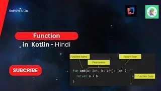 Function in Kotlin in Hindi / how to create Function in Kotlin in Hindi or urdu