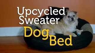 Upcycle an Old Sweater into a Dog Bed | DIY