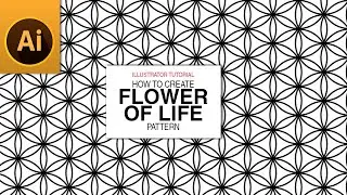 How to Create Vector Flower of Life Seamless Pattern in Adobe Illustrator