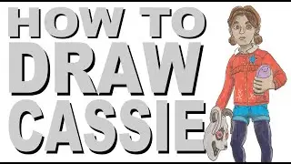 How to draw Cassie (FNaF: Security Breach)