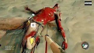 The Forest - killing cannibal with sword