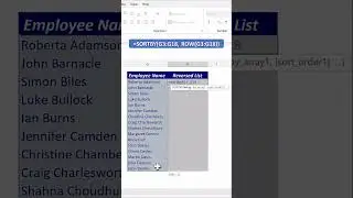 How to reverse a List in Excel | Excel Tips and tricks | 