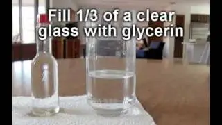 Make an invisible bottle!