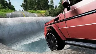 Cars VS Massive Potholes – BeamNG Drive