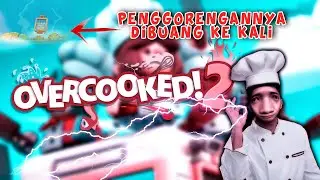 VOLLY BALL DIGAME OVERCOOKED 2 👨‍🍳 | PENGGORENGAN HANYUT | NGASIH MAKAN IKAN - Overcooked2 Eps. 1