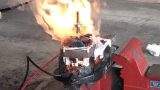 Flaming Motor Will Not Spin