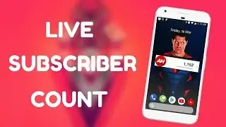 Get Live Subscriber Count On Homescreen | Widget |