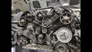 AUDI 4.2 V8 AQH Replacing the timing belt