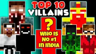 WHO IS MOST POWERFUL VILLAIN OF INDIAN SMPs | TOP 10 VILLAINS | #fleetsmp #himlands#yessmartypie