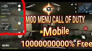 MOD CALL OF DUTY MOBILE KUROYAMA FREE | CHEAT MOD MENU CALL OF DUTY GRATIS AUTO HEADSHOT 100% !!