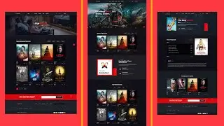 Create a Responsive Movies Website Using HTML CSS & Javascript