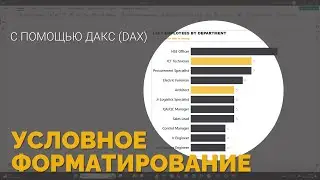 Power BI Условное форматирование  с помощью DAX