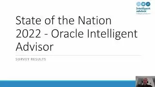 Oracle Intelligent Advisor - State of the Nation Survey Results 2022