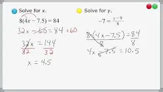 Solving 2-Step Equations Practice
