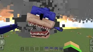 Shin Sonic Tapes Vs Godzilla Minus One in Minecraft PE !!!