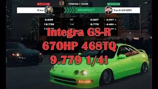 Auto Legends Deep Dives EP16 - Integra GS-R 670HP 9.779 Setup!