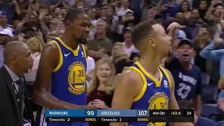 Stephen Curry AND Kevin Durant get ejected! - threw mouth piece at referee