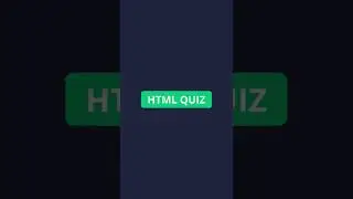 What does HTML stand for? HTML Quiz #shorts #html #htmlquiz #html5 #htmltutorial #htmlcss