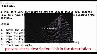 Free Crack Visual Studio 2019 serial key 100% working tricks to any version of 