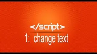 Learn JavaScript 1: change text