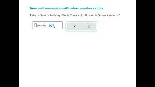 Time unit conversion with whole number values (ALEKS examples)