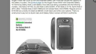 Samsung Galaxy Note II gets a 6400mAh battery