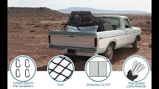Kaskawise Highly Elastic Cargo Net for Trucks