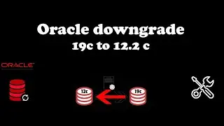 Downgrading Oracle Database to an Earlier Release , 19c to 12.2