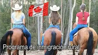 Pueblos con trabajo en Canadá ¿HAY SOLTER@S AHI? Inmigración rural y norte