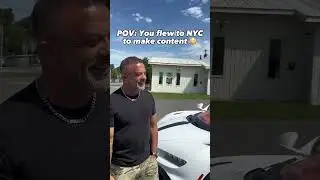 22 yr old flies to NYC to drive Bugatti 😮‍💨 