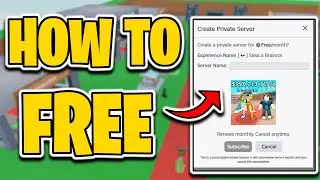 How To GET FREE PRIVATE SERVER In Steal a Brainrot! (ROBLOX)