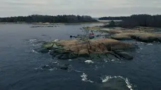Крайняя наша прогулка по почти зимнему Балтийскому морю. Город Приморск Ленинградской области.