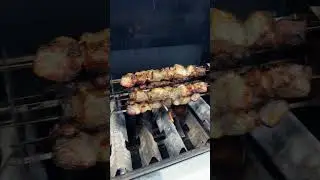 Шашлык на углях или на газу?)