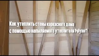 Как правильно утеплить стены каркасного дома с polynor?!