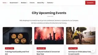 eGovenz - City Government WordPress Theme