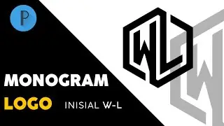 Tutorial Cara Membuat Logo Monogram Pixellab Inisial ( W-L ) 🔥