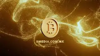 Bitcoin Logo Gold |  Intro After Effects