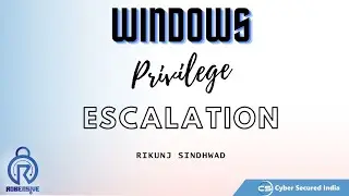 Windows Privilege Escalation   June 10, 2023   Cyber Secured India