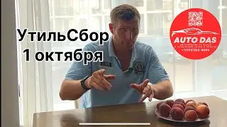 Утильсбор 1 октября! Последние новости