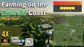 Farming on the Emerald Coast | Map Tour | Farming Simulator 22