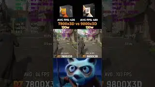 7800x3D vs 9800x3D 