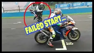 Jumping Style Start!! Kejadian extreme R25  Sunday Race sentul Round1