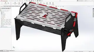 Solidworks sheet metal Tutorial - Simple Beautiful Grill Design
