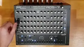 AVP Synth ADS-7 Analog Drum Synthesizer jamming (no talking)