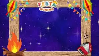 BACKGROUND DE SÃO JOÃO | FUNDO ANIMADO JUNINO MOLDURA
