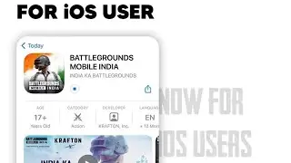 Battlegrounds mobile India 🇮🇳 is now on ios 🎉 #bgmi #battlegroundsmobileindia #ios