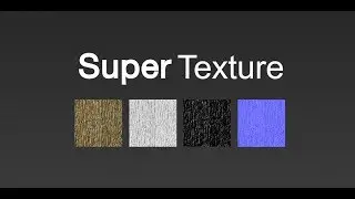 Super Texture Addon Overview - Generate PBR textures with 1 image!